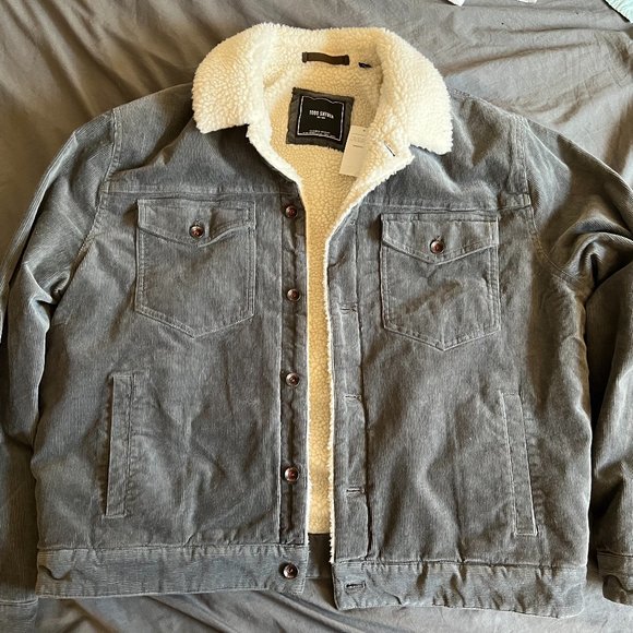 TODD SNYDER ITALIAN SHERPA LINED CORDUROY DYLAN JACKET XL - Picture 2 of 9